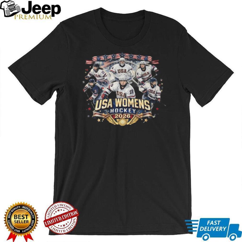USA Women’s Hockey 2026 Winter Games Patriotic Team Graphic T Shirt