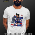 USA Women’s Ice Hockey Gold Medalists Knight and Edwards Signature T Shirt
