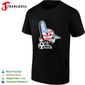 USA foam finger soccer mascot patriotic fan World Cup shirt