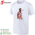 USA soccer national team player number 10 celebration triumphant action portrait shirt