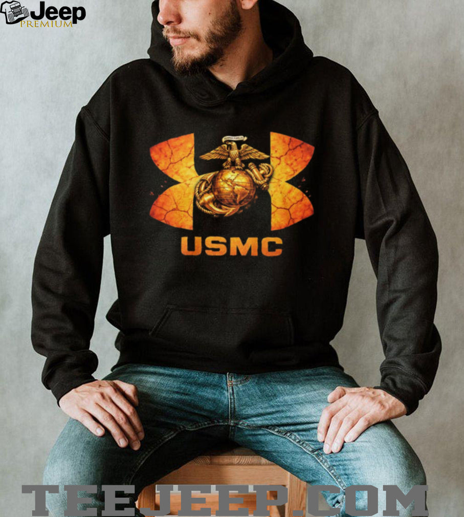 USMC United States Marine Corps Eagle Globe and Anchor Graphic T Shirt