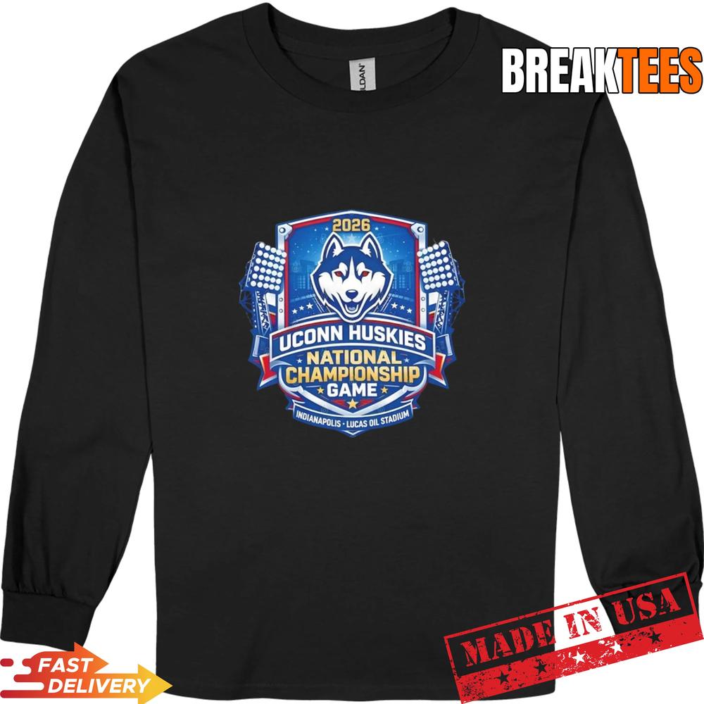 Uconn Huskies National Championship Game 2026 T-Shirt