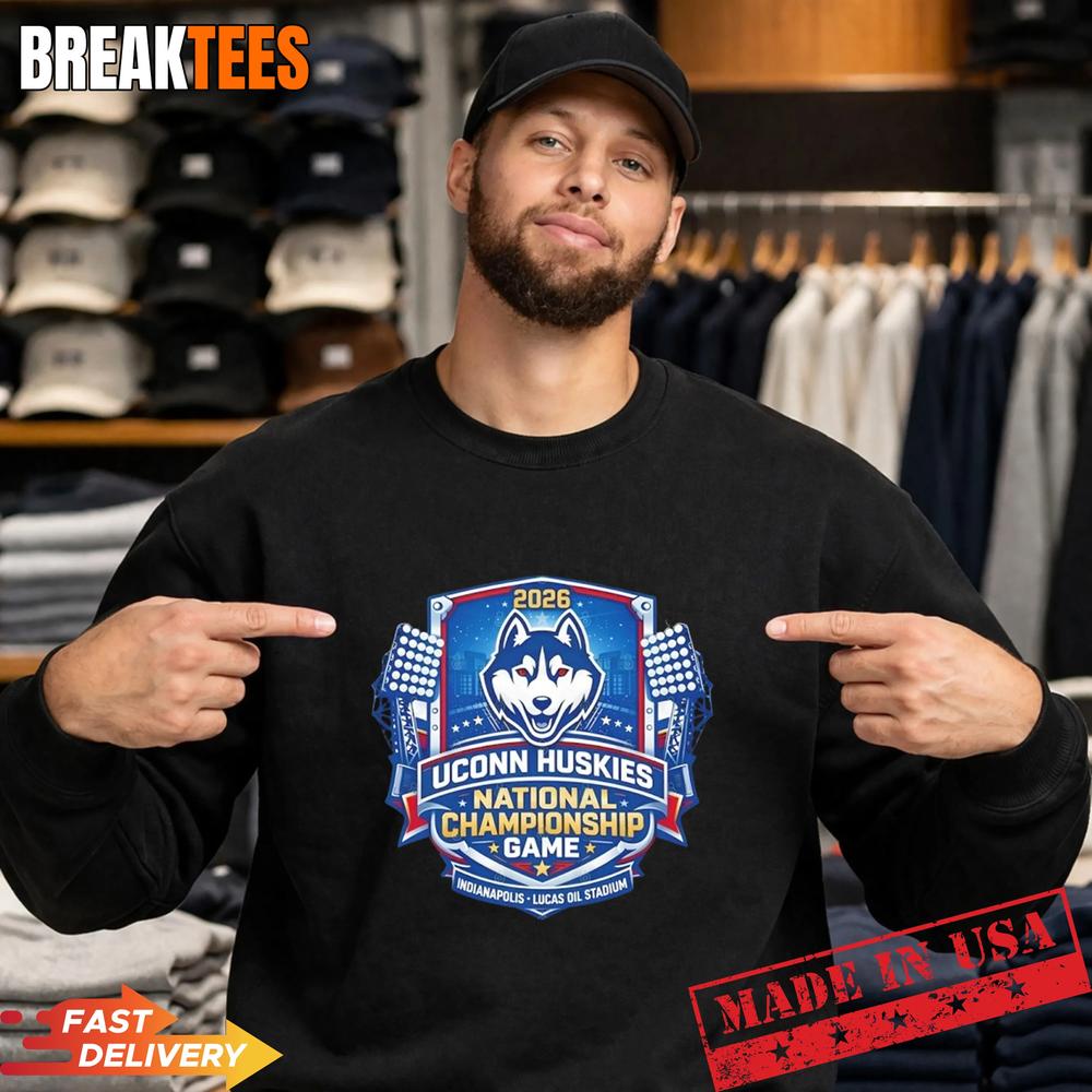 Uconn Huskies National Championship Game 2026 T-Shirt