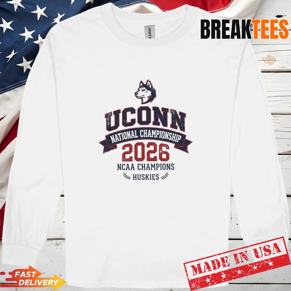 Uconn Huskies men’s basketball 2026 NCAA National Championship T-Shirt