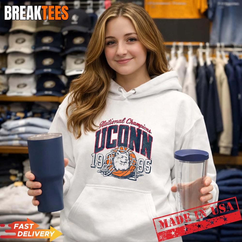 Uconn Vintage 1995 Basketball Champions T-shirt