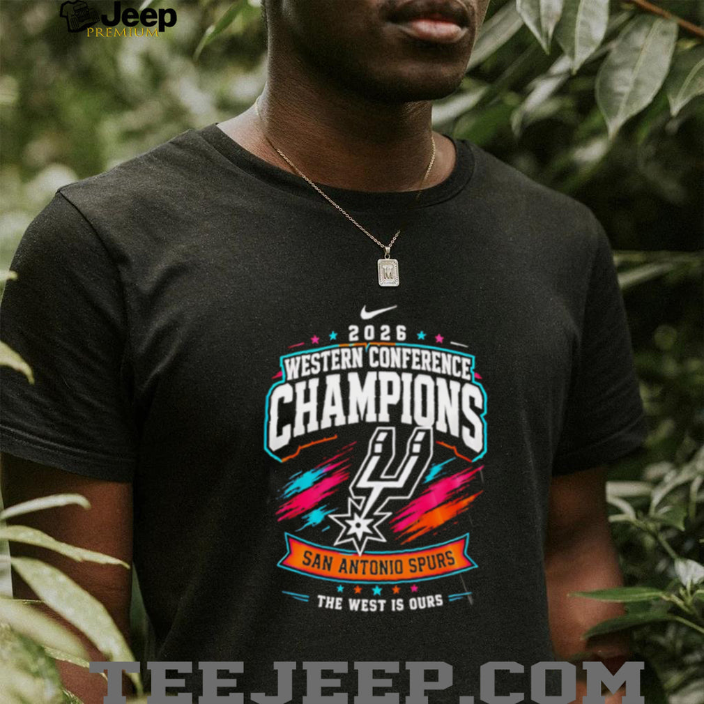 San Antonio Spurs NBA Western Conference Champions 2026 graphic shirt