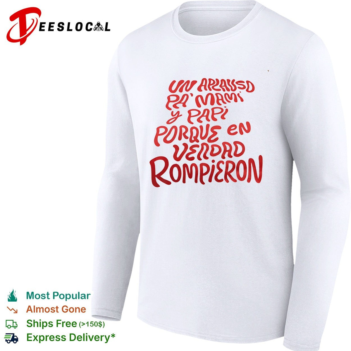 Un aplauso pa mami y papi porque en verdad rompieron shirt