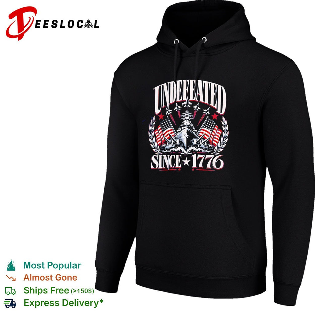 Undefeated Since 1776 American Flag shirt