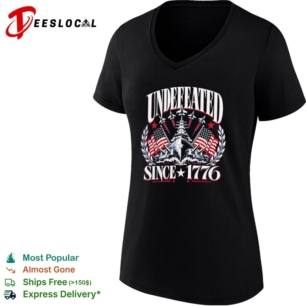 Undefeated Since 1776 American Flag shirt