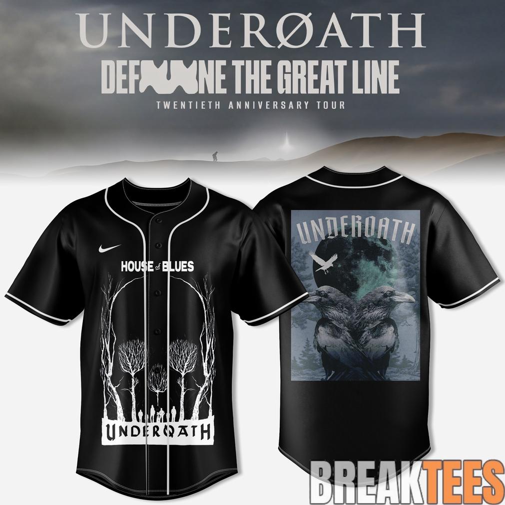 Underoath x Define The Great Line 20th Anniversary Baseball Jersey