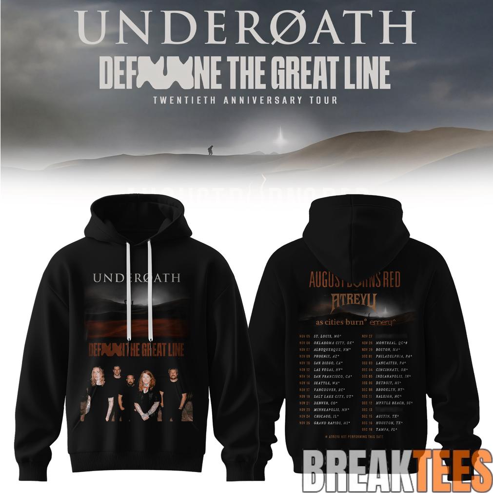 Underoath x Define The Great Line 20th Anniversary Hoodie