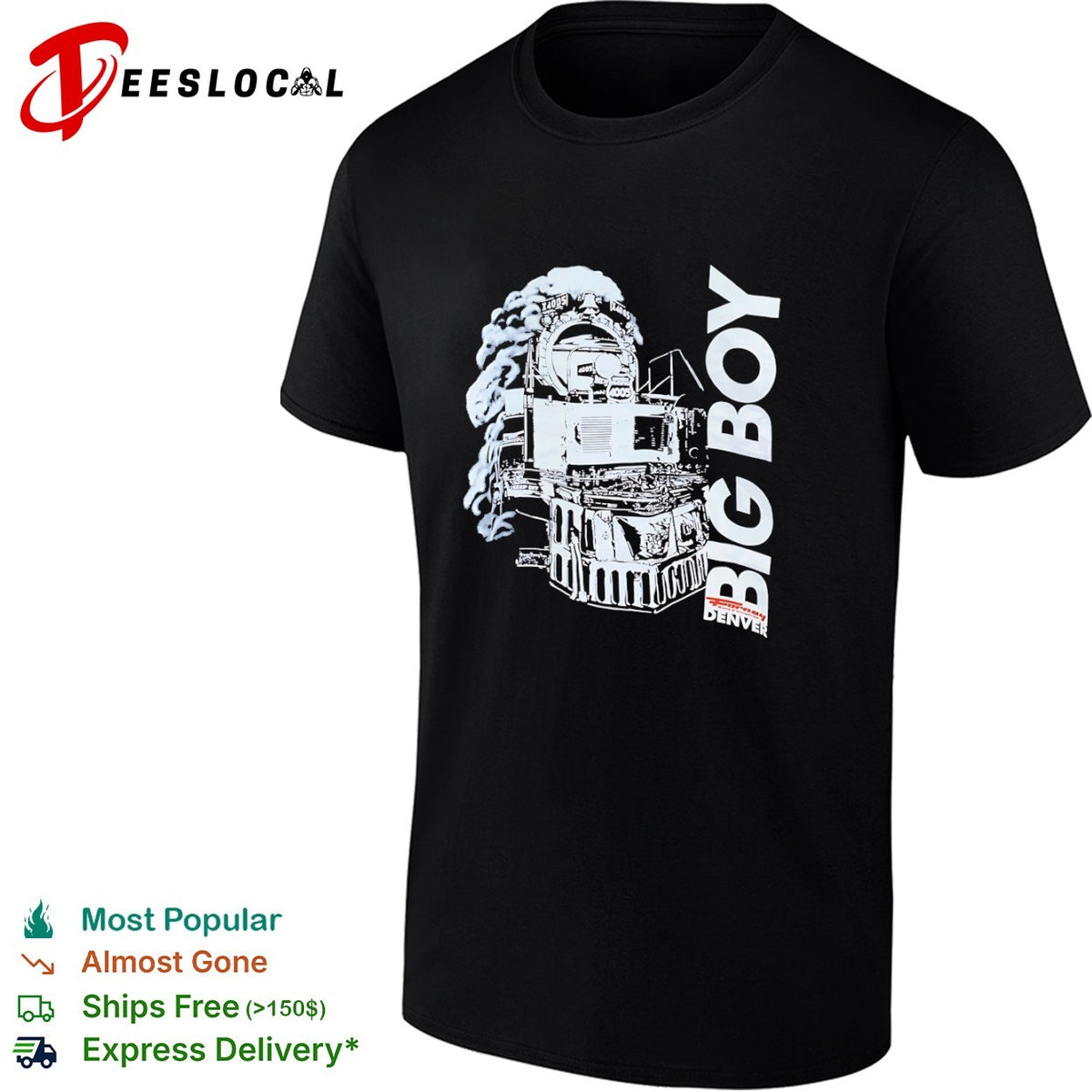Union Pacific Big Boy 4005 Locomotive Forney Museum of Transportation Denver shirt