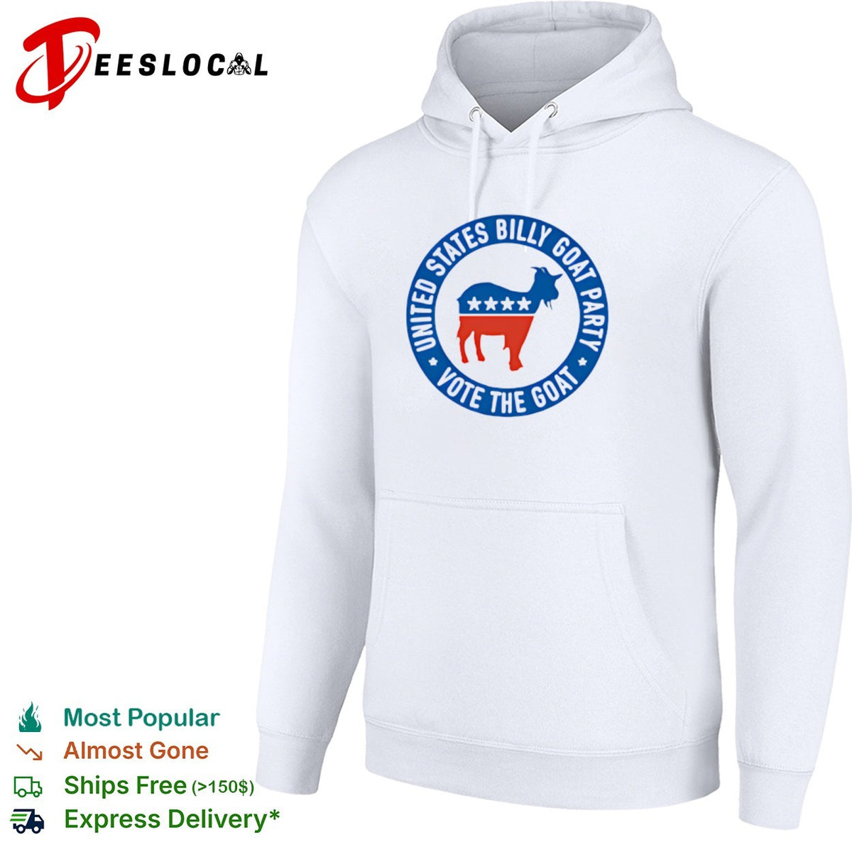 United States Billy Goat Party Vote the Goat American Politics Satire shirt