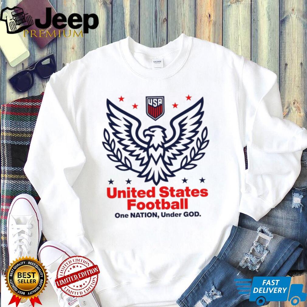 United States Football One Nation Under God shirt