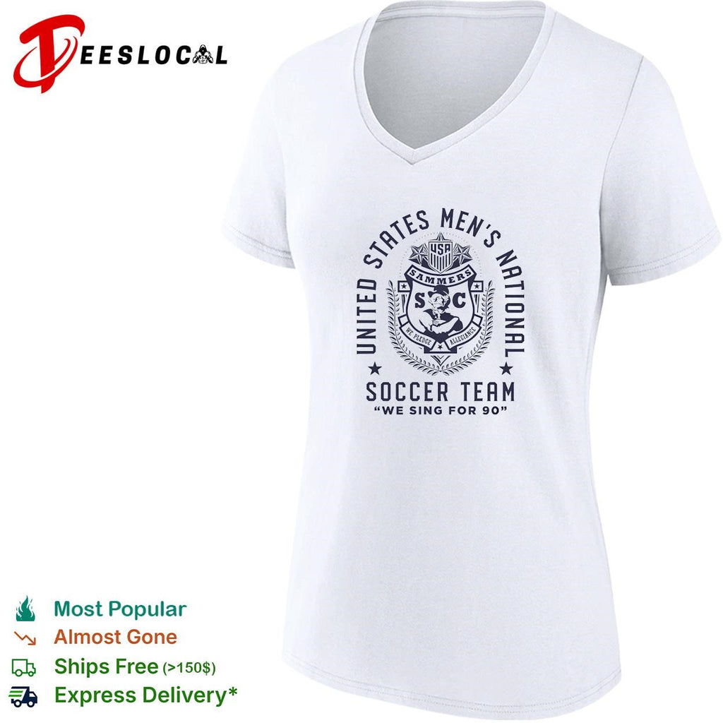 United States Men’s National Soccer Team Sammers we sing for 90 shirt