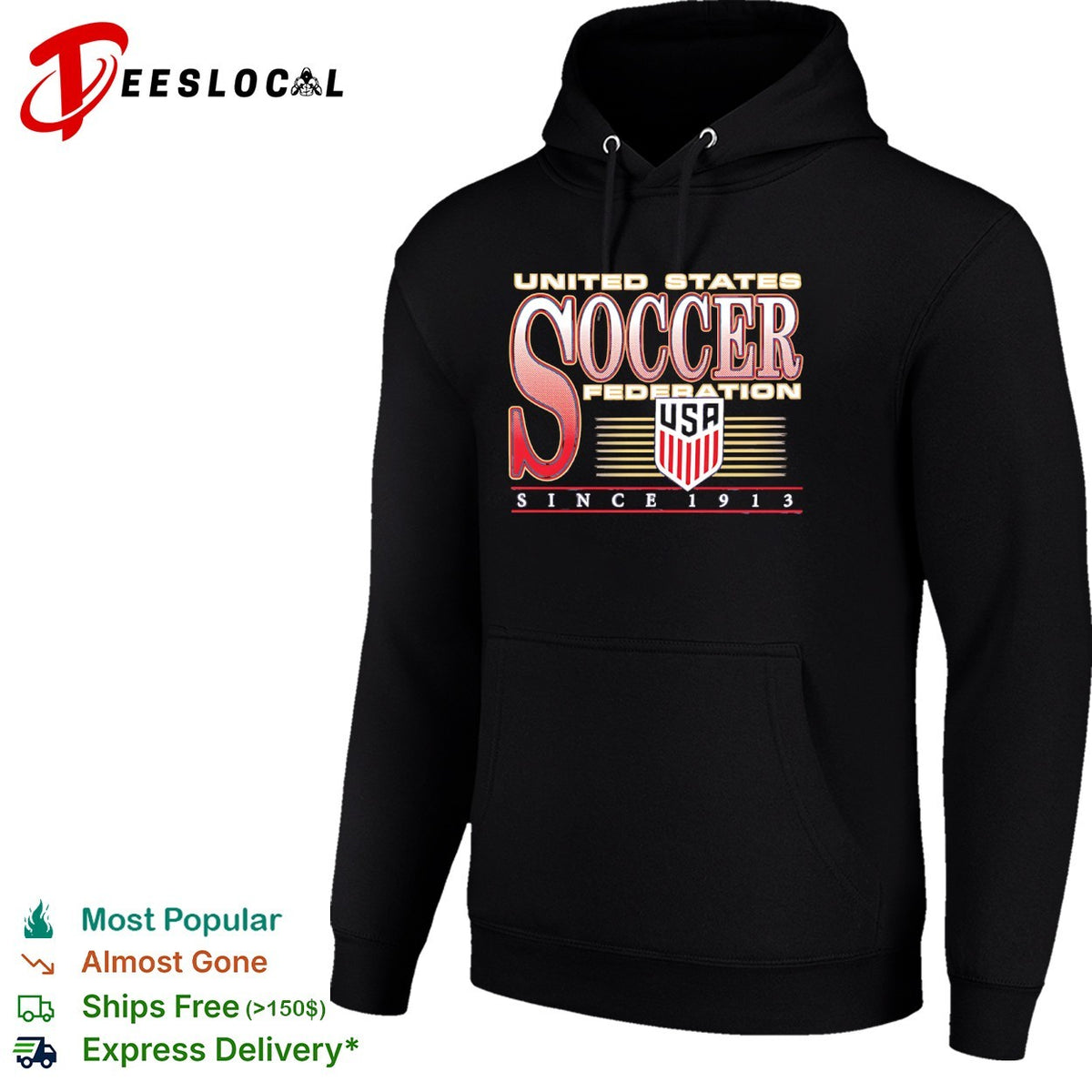 United States Soccer Federation USA since 1913 soccer logo shirt