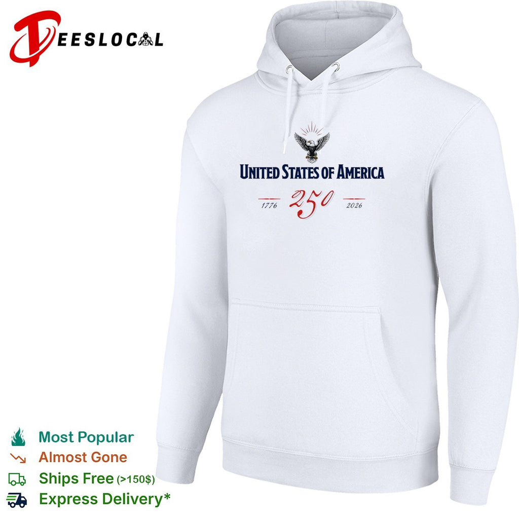 United States of America 250 1776 2026 Eagle Logo Anniversary Commemorative shirt
