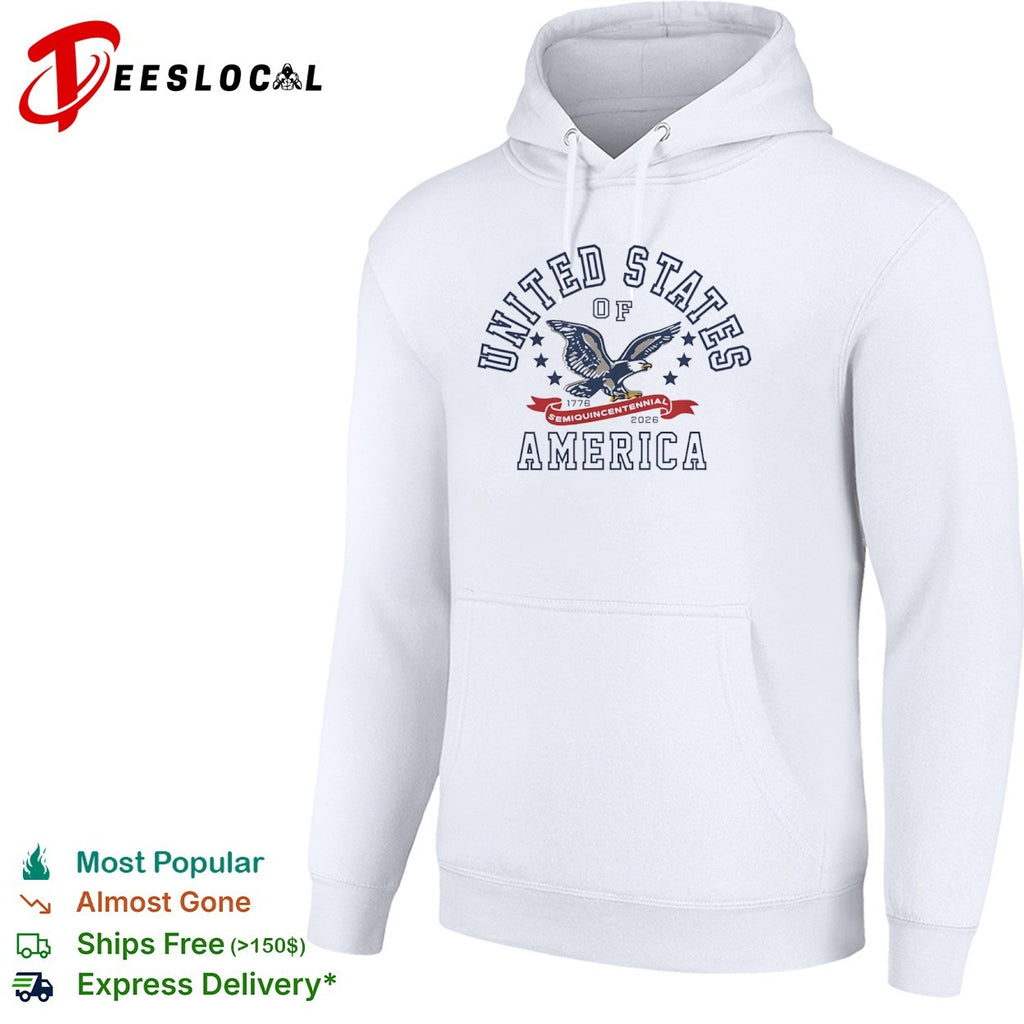 United States of America flying eagle 1776 semiquincentennial 2026 shirt