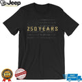 United States patriotic American flag apparel 250 years 1776 to 2026 shirt