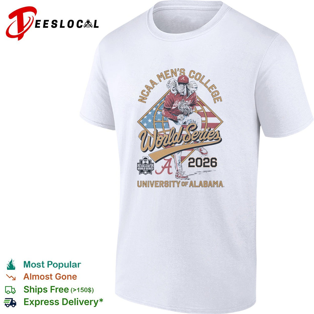 University of Alabama NCAA Men’s College World Series 2026 shirt