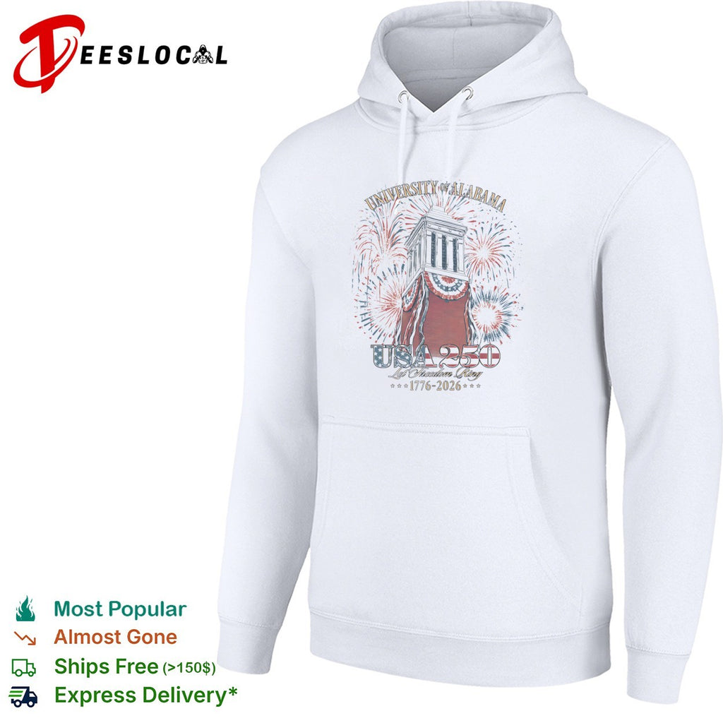 University of Alabama USA 250 Let Freedom Ring 1776 2026 Denman Hall Celebration shirt