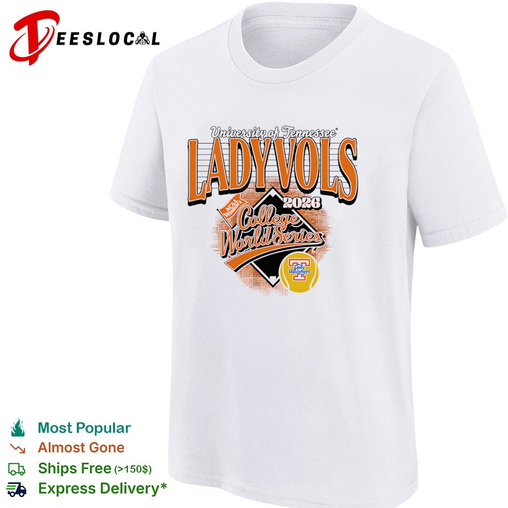 University of Tennessee Lady Vols 2026 NCAA College World Series Softball shirt