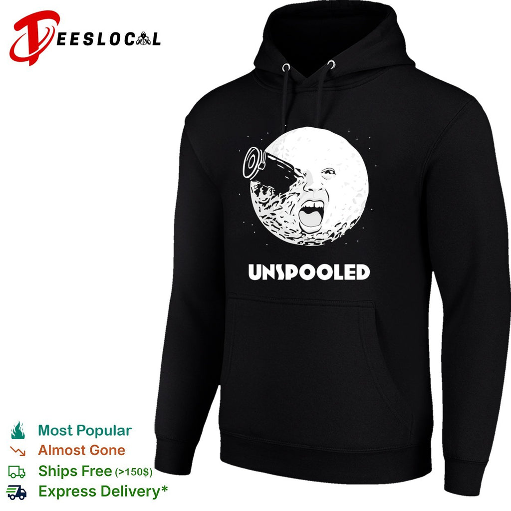 Unspooled A Trip to the Moon Georges Melies Iconic Cinema Film Movie Parody shirt