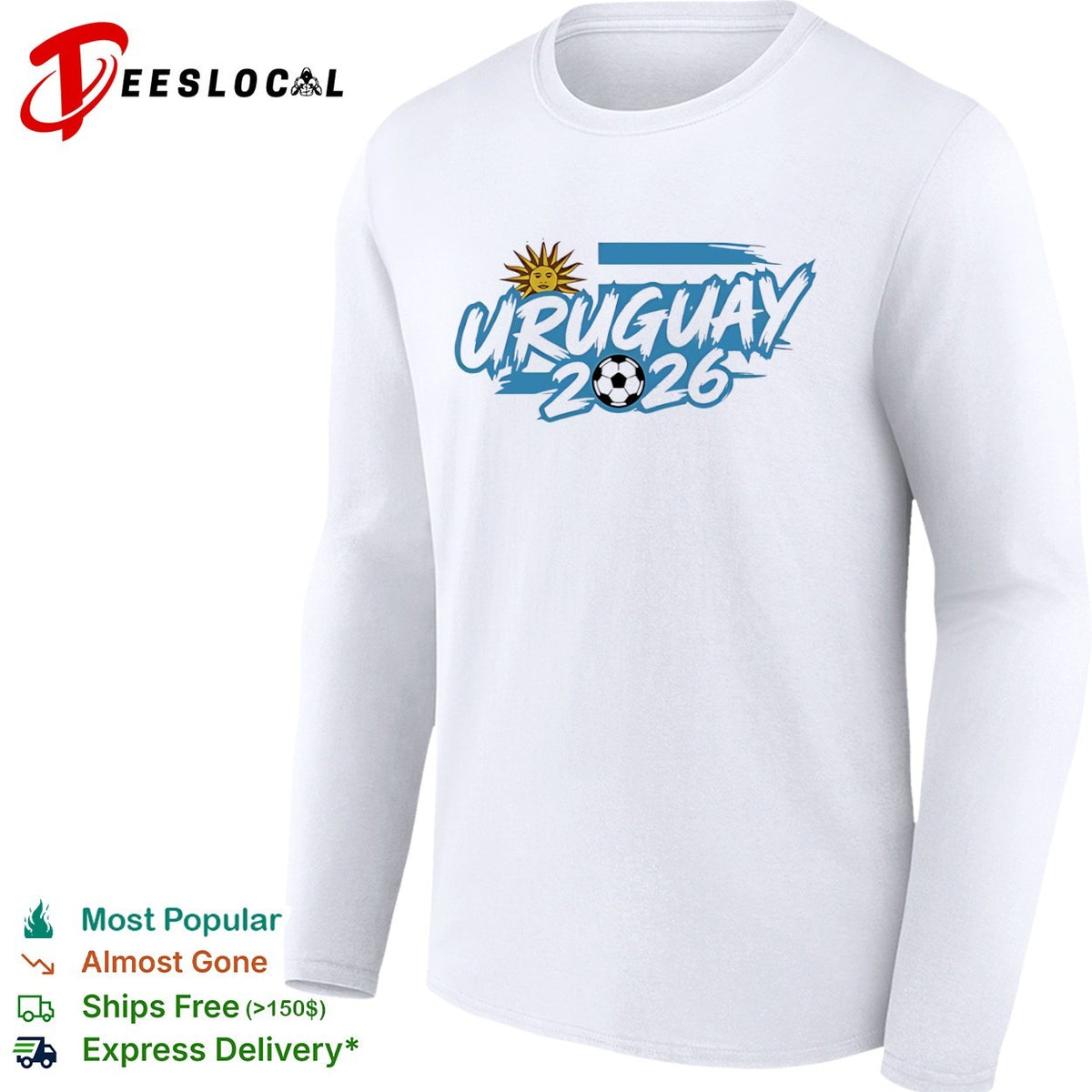 Uruguay 2026 Soccer World Cup Football Sport Event Team Nation Enthusiast Fan shirt