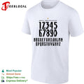Uruguay World Cup 2026 Font Alphabet Numbers Letters Custom Jersey Sports Shirt