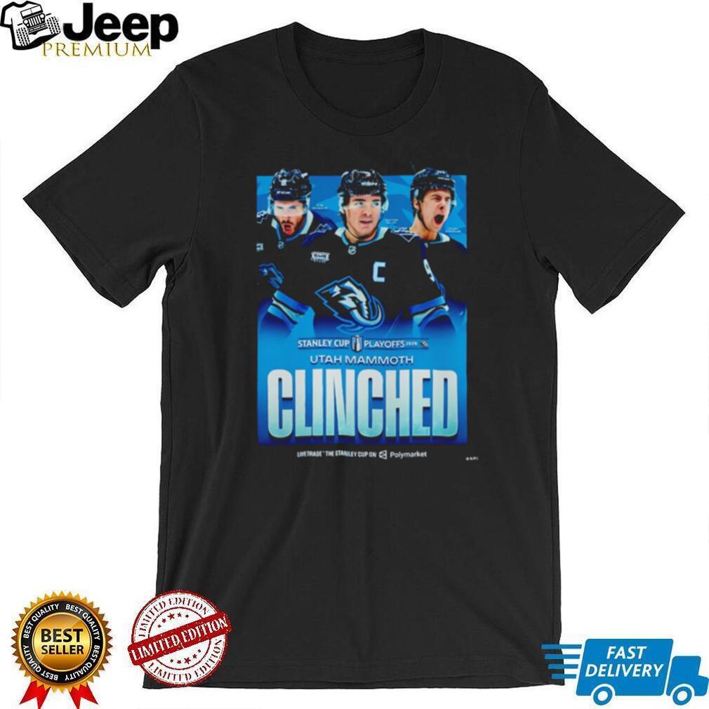 Utah Mammoth Clinched 2026 Stanley Cup Playoffs NHL T Shirt