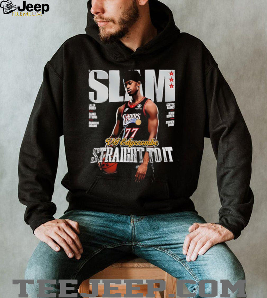 VJ Edgecombe SLAM Magazine Straight To It Basketball T Shirt