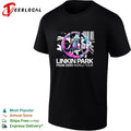 Linkin Park From Zero world tour paint splatter peace sign logo graphic shirt