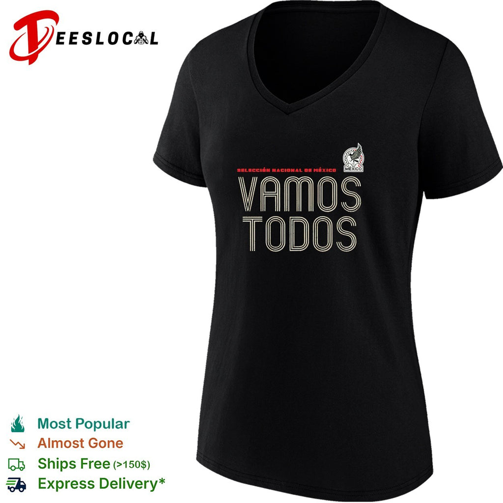 Vamos todos Mexico Seleccion Nacional dark minimal shirt