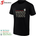 Vamos todos Mexico Seleccion Nacional dark minimal shirt
