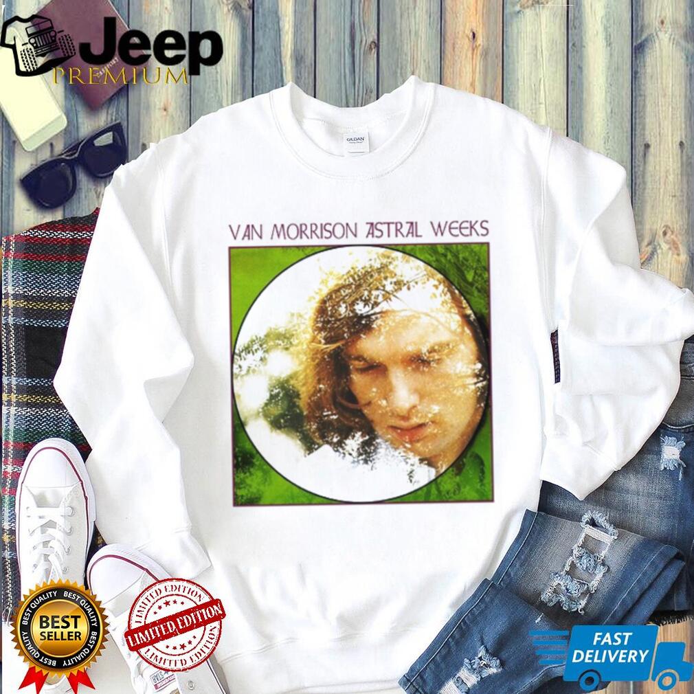 Van Morrison Astral Weeks Album Cover Art Graphic T Shirt