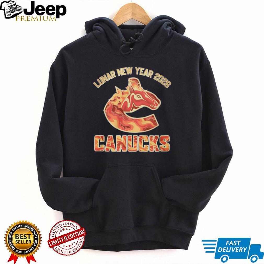Vancouver Canucks Lunar New Year 2026 Year of the Horse T Shirt