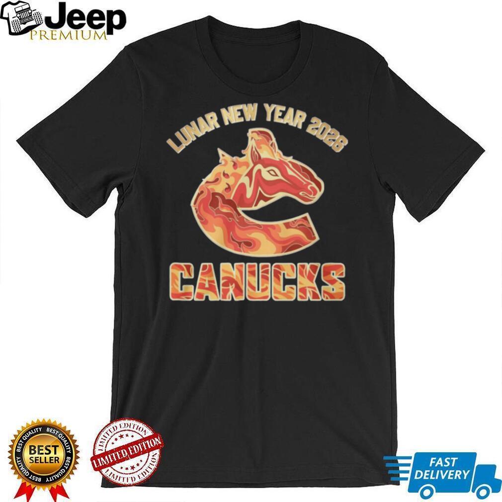 Vancouver Canucks Lunar New Year 2026 Year of the Horse T Shirt
