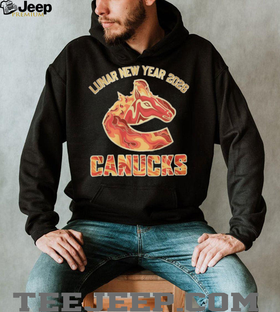 Vancouver Canucks Lunar New Year 2026 Year of the Horse T Shirt