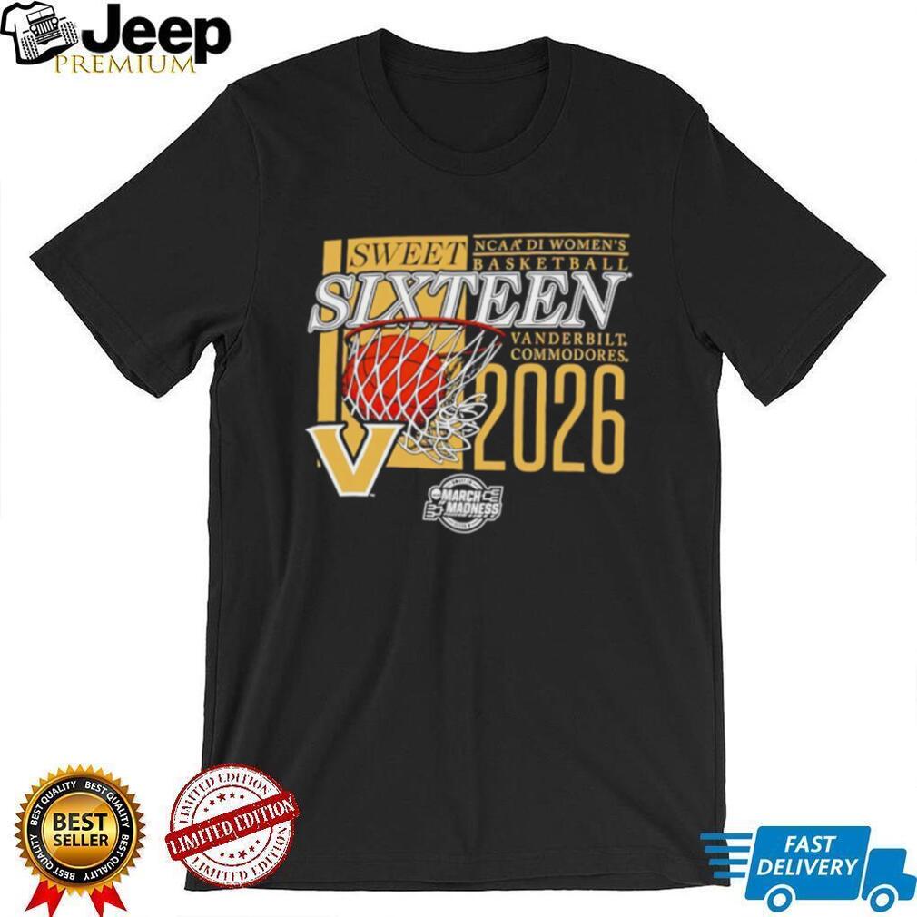 Vanderbilt Commodores Women’s Basketball Sweet SixT shirtn 2026 Shirt