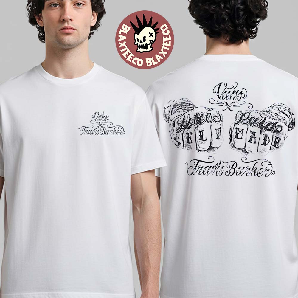 Vans X Travis Baker Blink 182 Tattoo Hands T-Shirt