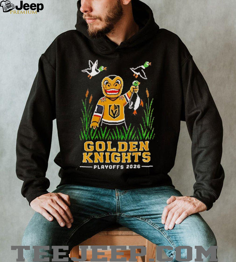 Vegas Golden Knights 2026 Playoffs Retro Duck Hunt Graphic T Shirt
