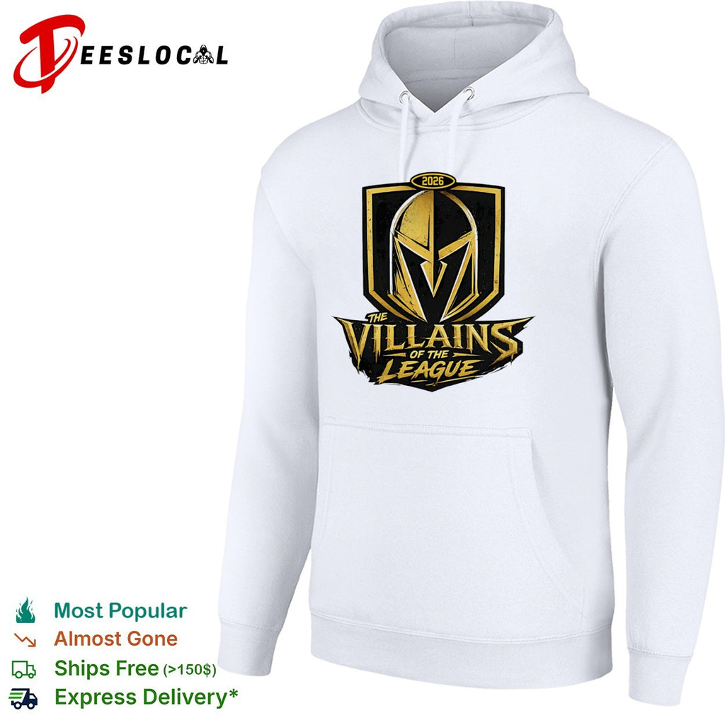 Vegas Golden Knights 2026 the villains of the league helmet shirt