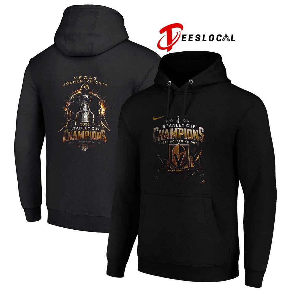 Vegas Golden Knights Stanley Cup champions trophy graphic shirt