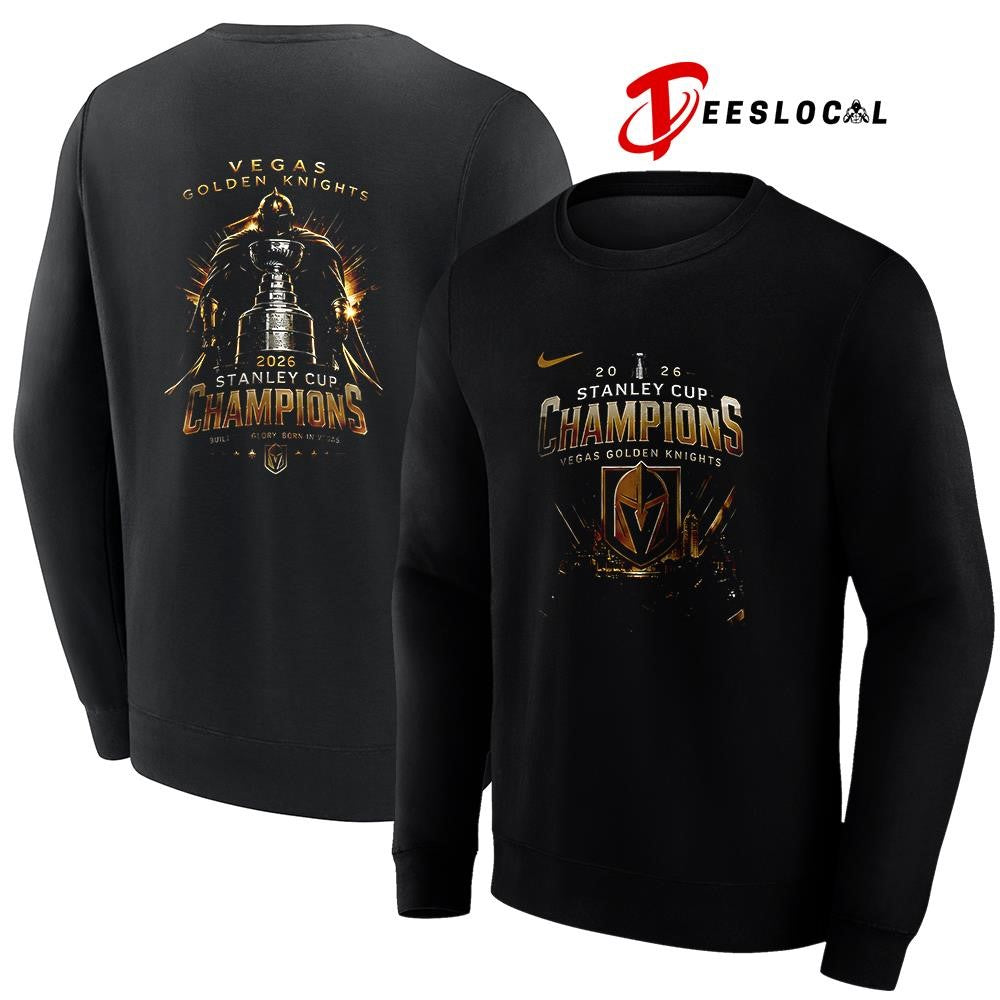Vegas Golden Knights Stanley Cup champions trophy graphic shirt