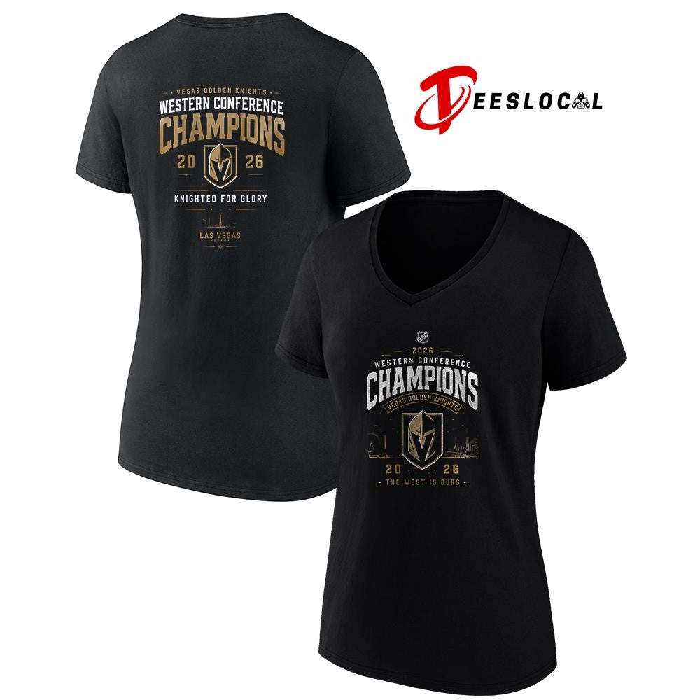 Vegas Golden Knights Western Conference champions Knighted for glory shirt