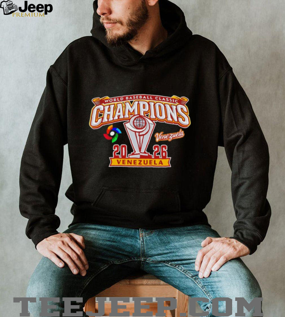 Venezuela 2026 World Baseball Classic Champions Gold Trophy T Shirt