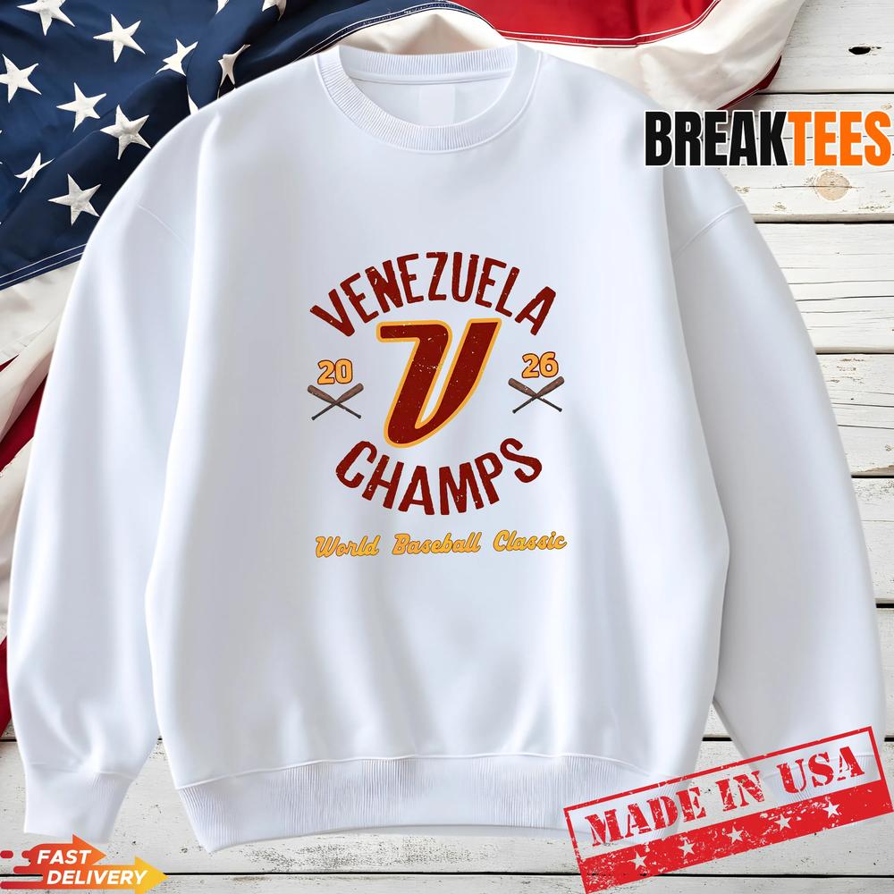 Venezuela 2026 World Baseball Classic Champions Legendary Victory Fan T-Shirt