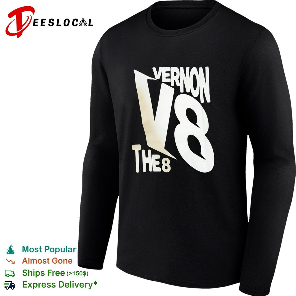 Vernon V8 the 8 Minnesota Timberwolves NBA Basketball Fan Parody Graphic shirt