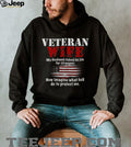 Veteran Wife My Husband Risked His Life For Strangers T Shirt