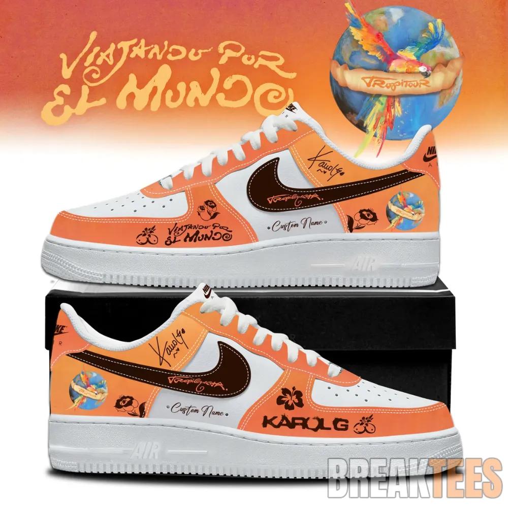 Viajando Por El Mundo Tropitour 2026 Limited Edition Custom Air Force 1 Shoes